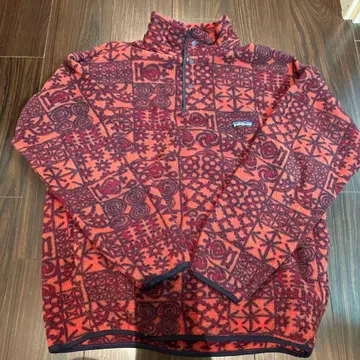 Patagonia 기하학 패턴 플리스 자켓 L