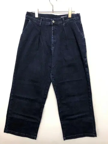 오카야마 데님 도메스틱 트레디셔널 구제 의류 와이드 데님 청바지