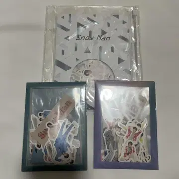 Snow Man 플레이크 씰 세트