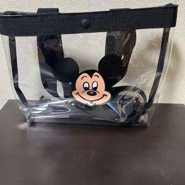 WCJ 미키마우스 클리어 토트백 M 사이즈