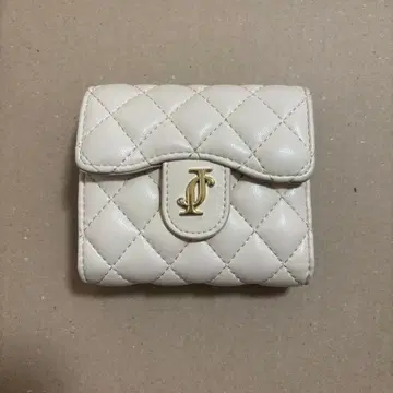 jillstuart 지갑 크로스J 퀼트 지갑 시리즈 미니 지갑 화이트