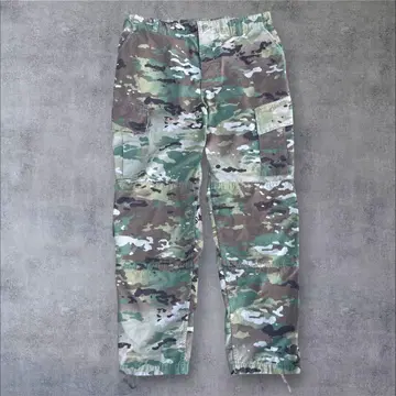 미군 실물 멀티캠 카모플라쥬 밀리터리 카고 팬츠 트라우저