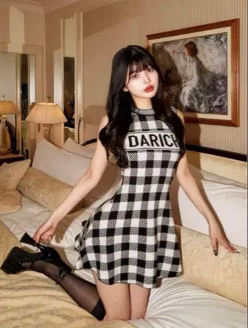 DARICH 슬리브리스 미니 원피스