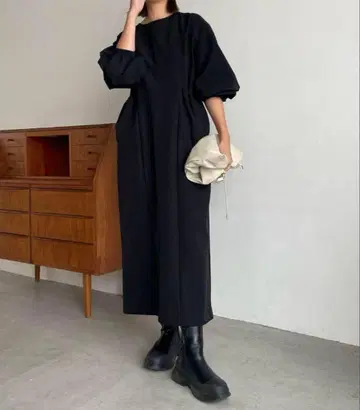 CAPRICIEUX LEMAGE 개더 포켓 원피스