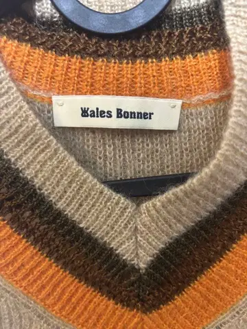 Wales Bonner Volta Jazz 슬리브리스 니트