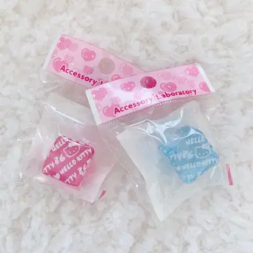 [ 헤이세이 레트로 ] 헬로키티 큐브형 액세서리 부품 2개 세트