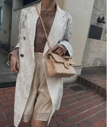 Ameri MEDI ALICE 셔츠 재킷 베이지