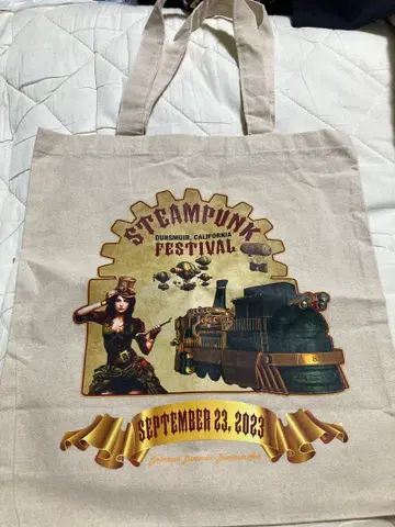 일본 미발매 스팀펑크 페스티벌 토트백 미사용 새상품