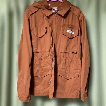 LACOSTE LIVE 후드 부착 자켓 브라운
