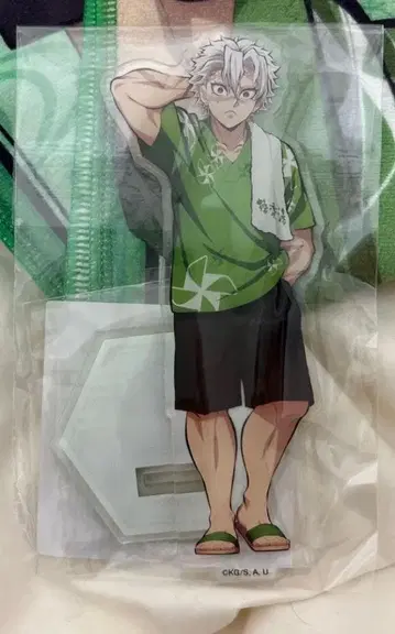 귀멸의 칼날 극락탕 콜라보 아크릴 스탠드 시나즈가와 사네미