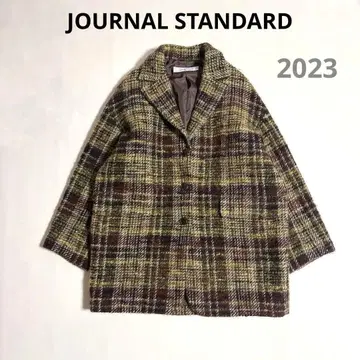 새상품급 2023 JOURNAL STANDARD 루프 트위드 테일러 코트