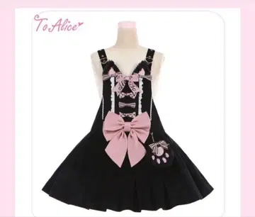 ToAlice 투앨리스 애니멀 살로펫 원피스 점프 스커트