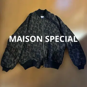 MAISON SPECIAL 레오파드 무늬 점퍼