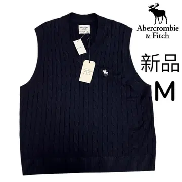 Abercrombie & Fitch 네이비 니트 베스트 M 사이즈 새상품