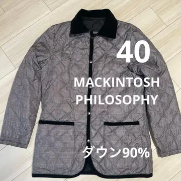 매킨토시 철학 퀼팅 자켓 리버서블 40