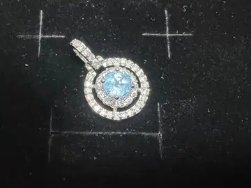 아쿠아 마린 목걸이 탑