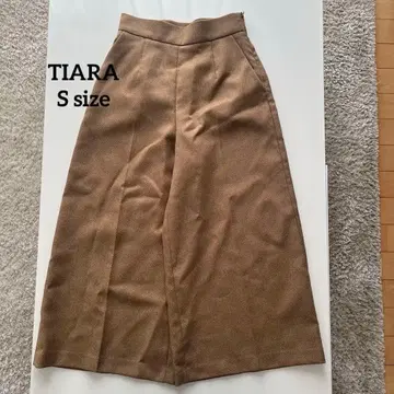 TIARA 티아라 브라운 와이드 팬츠 새상품급 사이즈 S
