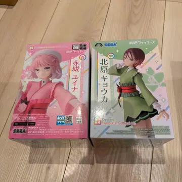 SEGA 데코트레 피규어 세트 아카기 유이나 키타하라 쿄카