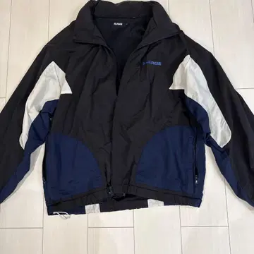 XLARGE 나일론 자켓 블랙/네이비/실버 드로우 코트 포함