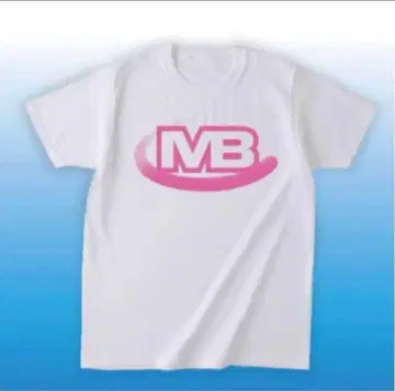 MB 로고 T셔츠 화이트 L 사이즈