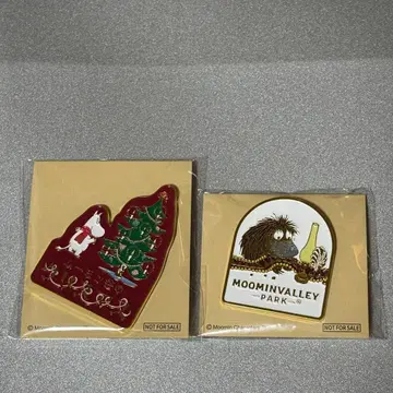 무민 밸리 파크 핀 배지 2025 2종 무민 선조님