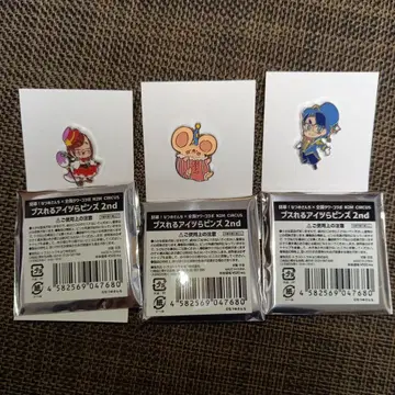 나츠메네 전국 타워 콜라보 핀 배지 세트