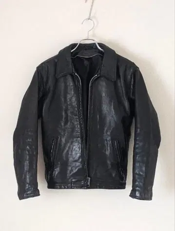 Leathercraft Process 레더 재킷 가죽 재킷 블랙