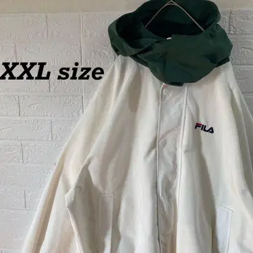 FILA 휠라 오버 사이즈 마운틴 파카 화이트