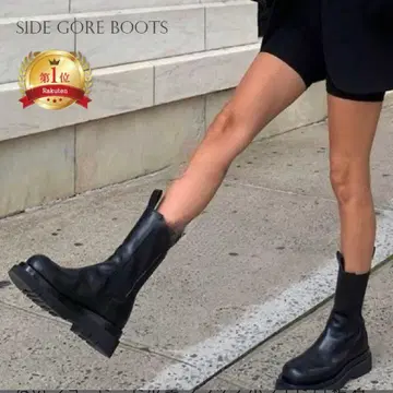 숏부츠 사이드 고어 부츠 여성용