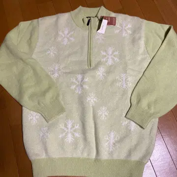 corsini 캐시미어 100% 눈꽃 패턴 스웨터 50 코르시니 니트