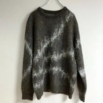 FDMTL 모헤어 자카드 그라데이션 니트