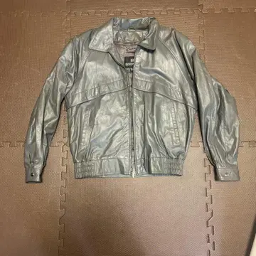 BERMANI 그레이 가죽 자켓