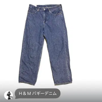 H&M 루즈 데님 블루 36 x 30