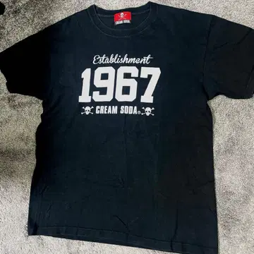 크림 소다 50주년 기념 T셔츠