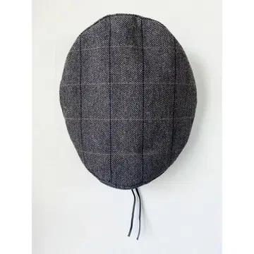 새상품급 베레모 그레이 체크 프리 사이즈 올 시즌