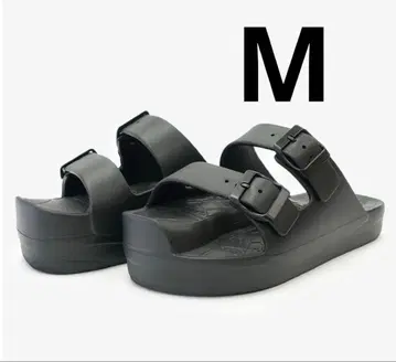 라쿠바키 이지 샌들 랩 M 사이즈 블랙