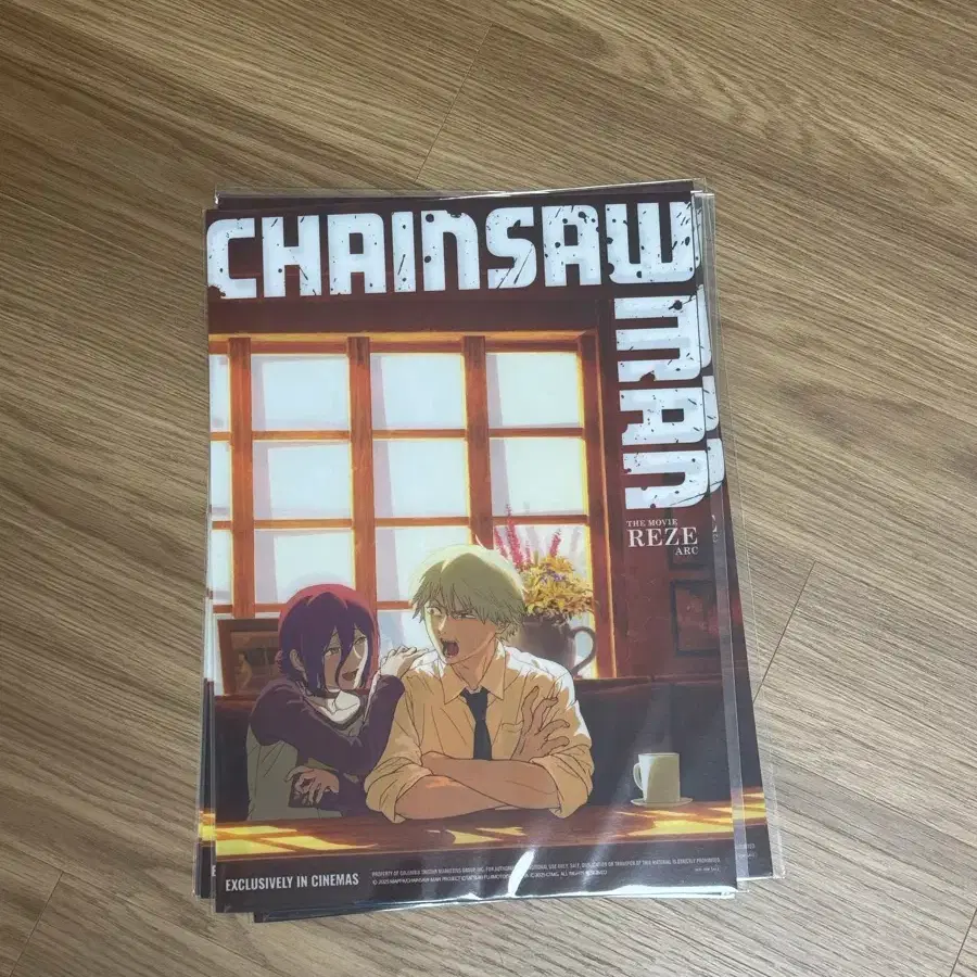 [Sealed] Chainsaw Man Movie Edition Reze Arc Reze Denji Cafe Poster PET