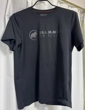 일본 정품 마무트 스트레치 T셔츠 블랙 L 새상품급
