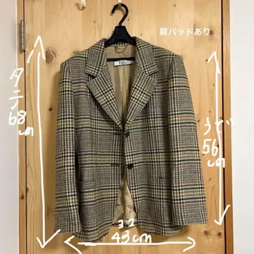 MARELLA 체크 무늬 블레이저