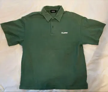 XLARGE 그린 피케 셔츠 M