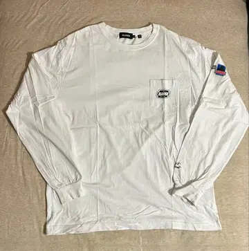XLARGE 화이트 롱 슬리브 T셔츠 M