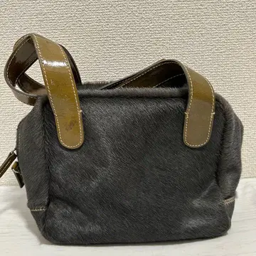 이탈리아제 GUIA'S 여성용 핸드백 퍼 송치 백