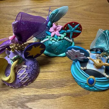 디즈니 프린세스 라푼젤 아리엘 재스민 키링 세트