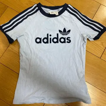 adidas 라이트 블루 반팔 T셔츠 M