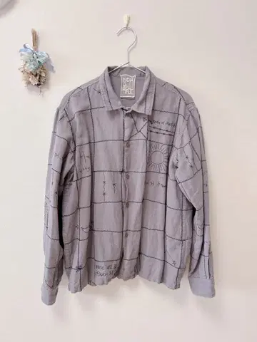 BAYFLOW 자수 셔츠