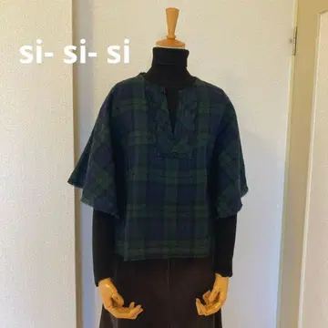 si-si- si 블랙워치 판초 익명 배송