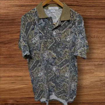 상태 A 빈티지 한텐 피케 셔츠