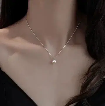 진주 펜던트 목걸이