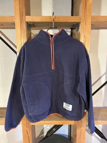 DISCUS ATHLETIC 네이비 플리스 자켓