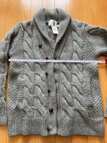 Urban Research 카우친 스웨터 케이블 짜임